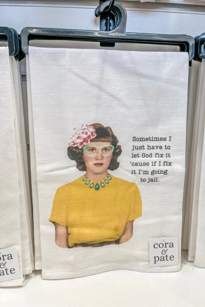 Cora & Pate Flour Sack Towels - BluePeppermint Boutique