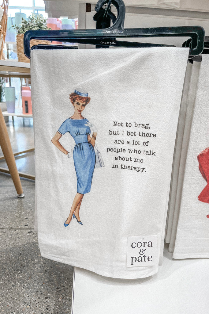 Cora & Pate Flour Sack Towels - BluePeppermint Boutique